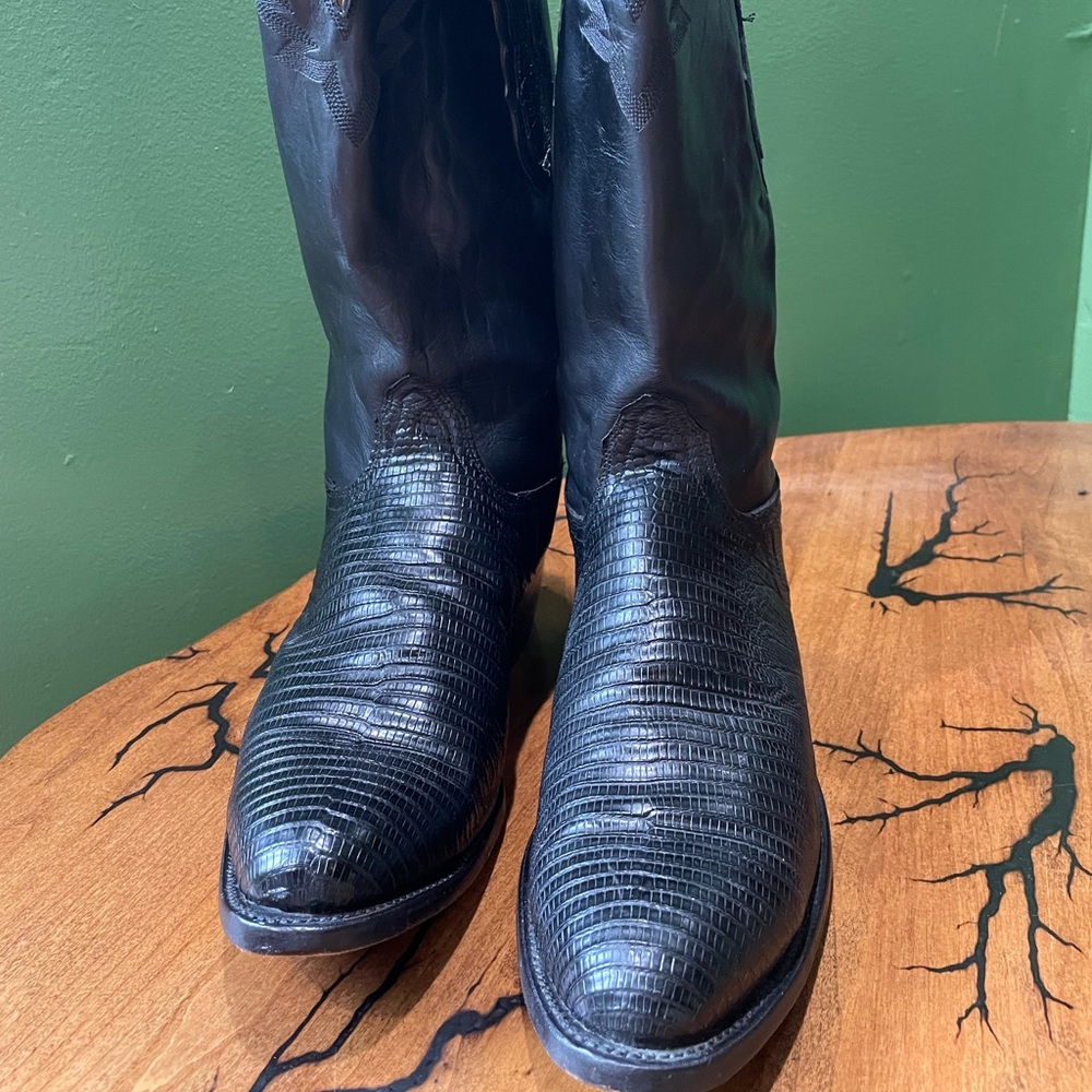 Lucchese 1883 men’s black cowboy boots size 11
